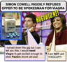 funny myspace pictures: simon cowell viagra