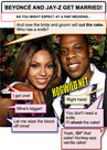 funny myspace pictures: beyonce jay-z wedding