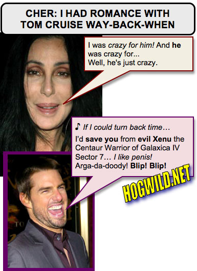 funny myspace pictures: tom cruise crazy cher